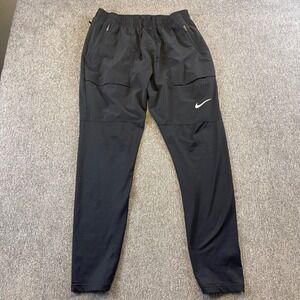 Nike Running Men's Large Black Essential Hybrid Pants Stretch Dri-Fit AT4002-010